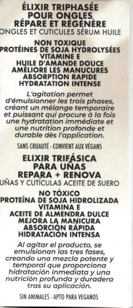 ioni Triphase Nail Elixir Repair Renew Serum Oil 0.43 FL OZ (Set of 3)