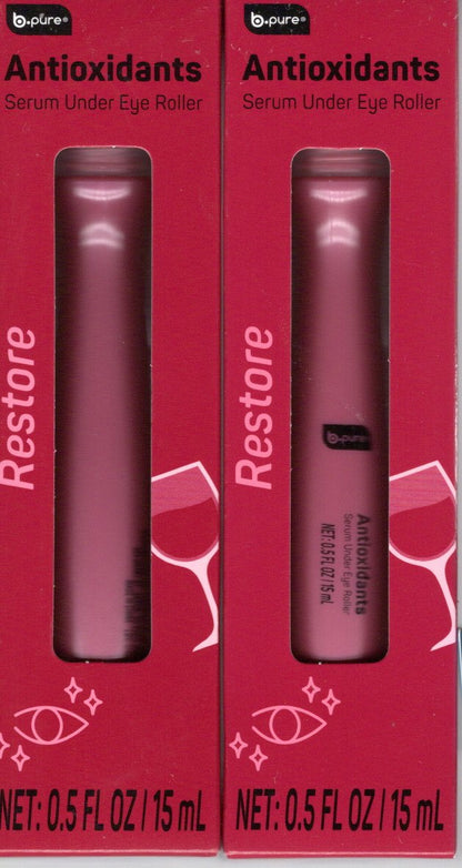 b.pure Restore Antioxidants Serum Under Eye Roller 2-Pack, 1.0 fl. oz