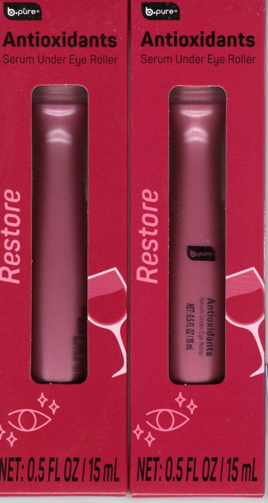b.pure Restore Antioxidants Serum Under Eye Roller 2-Pack, 1.0 fl. oz
