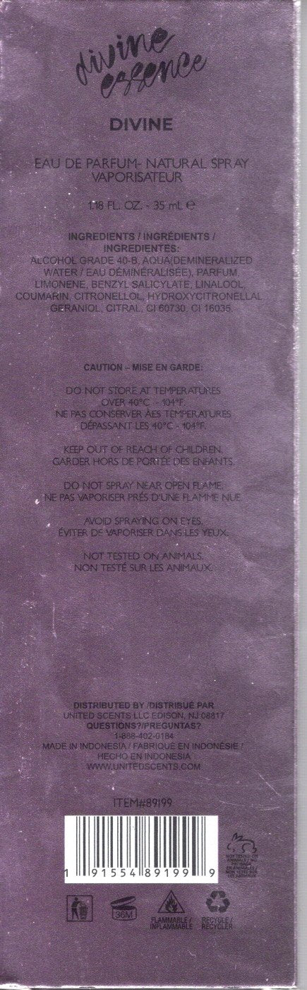 Divine Essence Divine Eau de Parfum, 1.18 fl. oz.