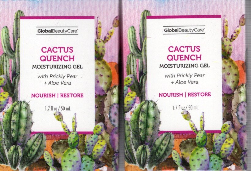 Global Beauty Care Cactus Quench Moisturizing Gel 2-Pack, 3.4 fl. oz.