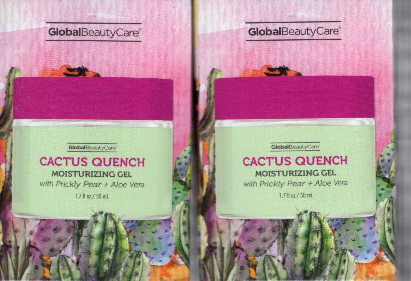 Global Beauty Care Cactus Quench Moisturizing Gel 2-Pack, 3.4 fl. oz.