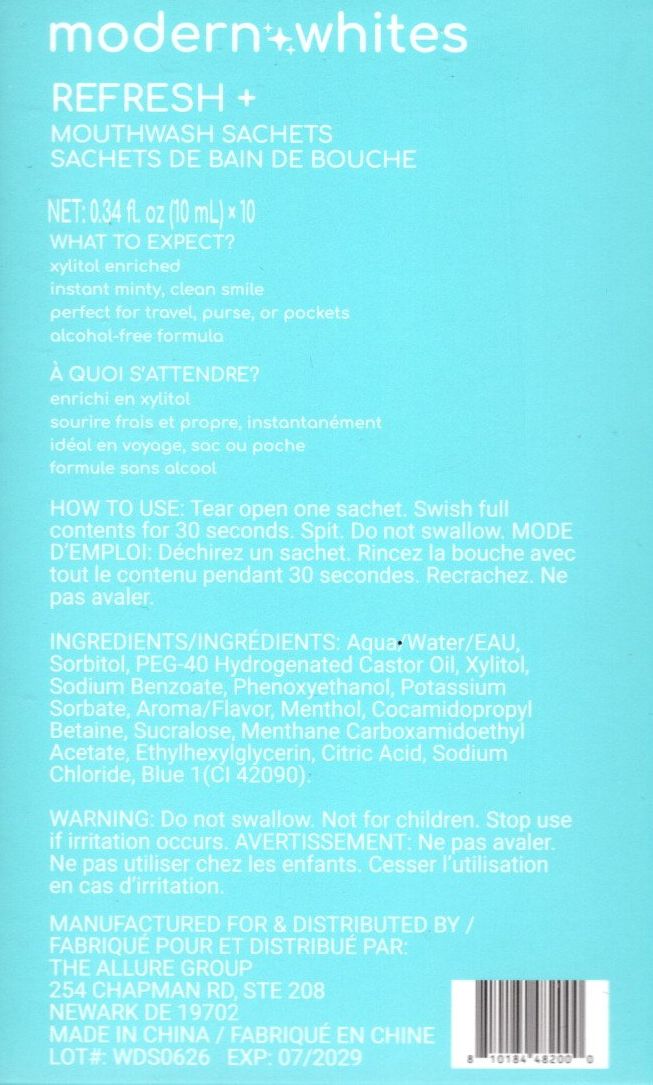modern+whites Refresh+ Mouthwash, Whitening Tablets & Oral Spray Variety Kit, 3