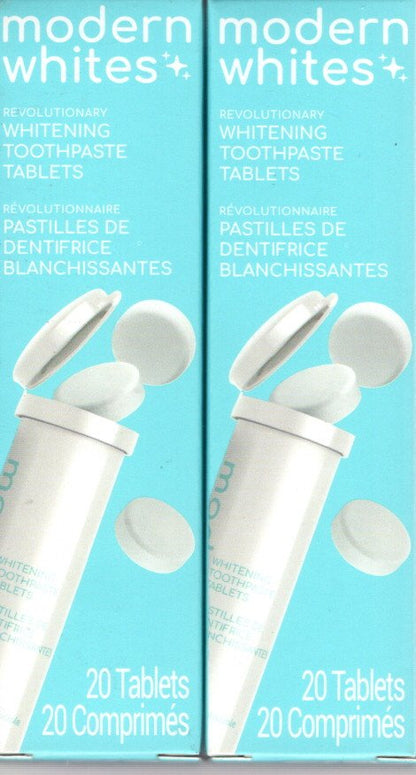 modern+whites Revolutionary Whitening Toothpaste Tablets 2-Pack, 40 Count each