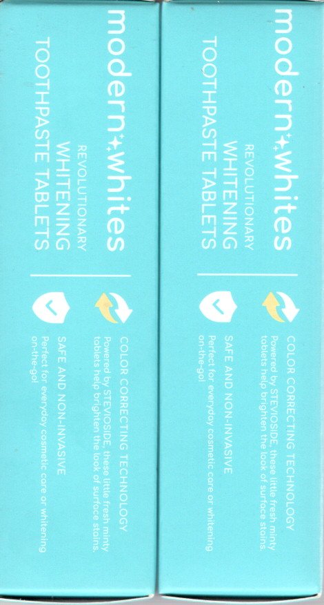 modern+whites Revolutionary Whitening Toothpaste Tablets 2-Pack, 40 Count each