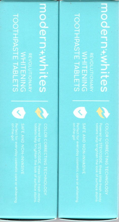 modern+whites Revolutionary Whitening Toothpaste Tablets 2-Pack, 40 Count each