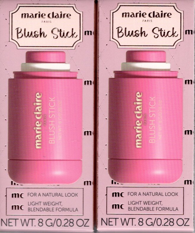 marie claire Paris Blush Stick 2-Pack, 0.56 oz. (Petal Pink)