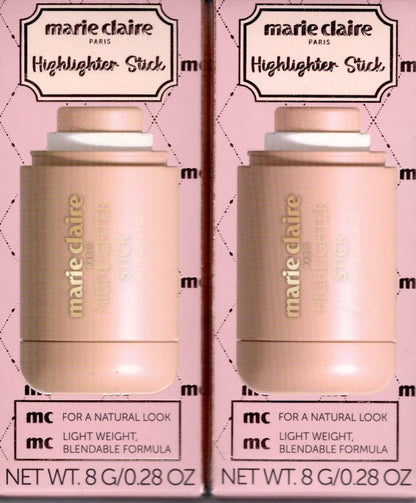 marie claire Paris Blush Stick 2-Pack, 0.56 oz. (Sunbeam)