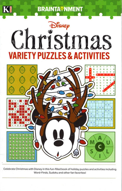 Kappa Disney Christmas & The Nightmare Before Christmas Puzzle Books 2-Pack
