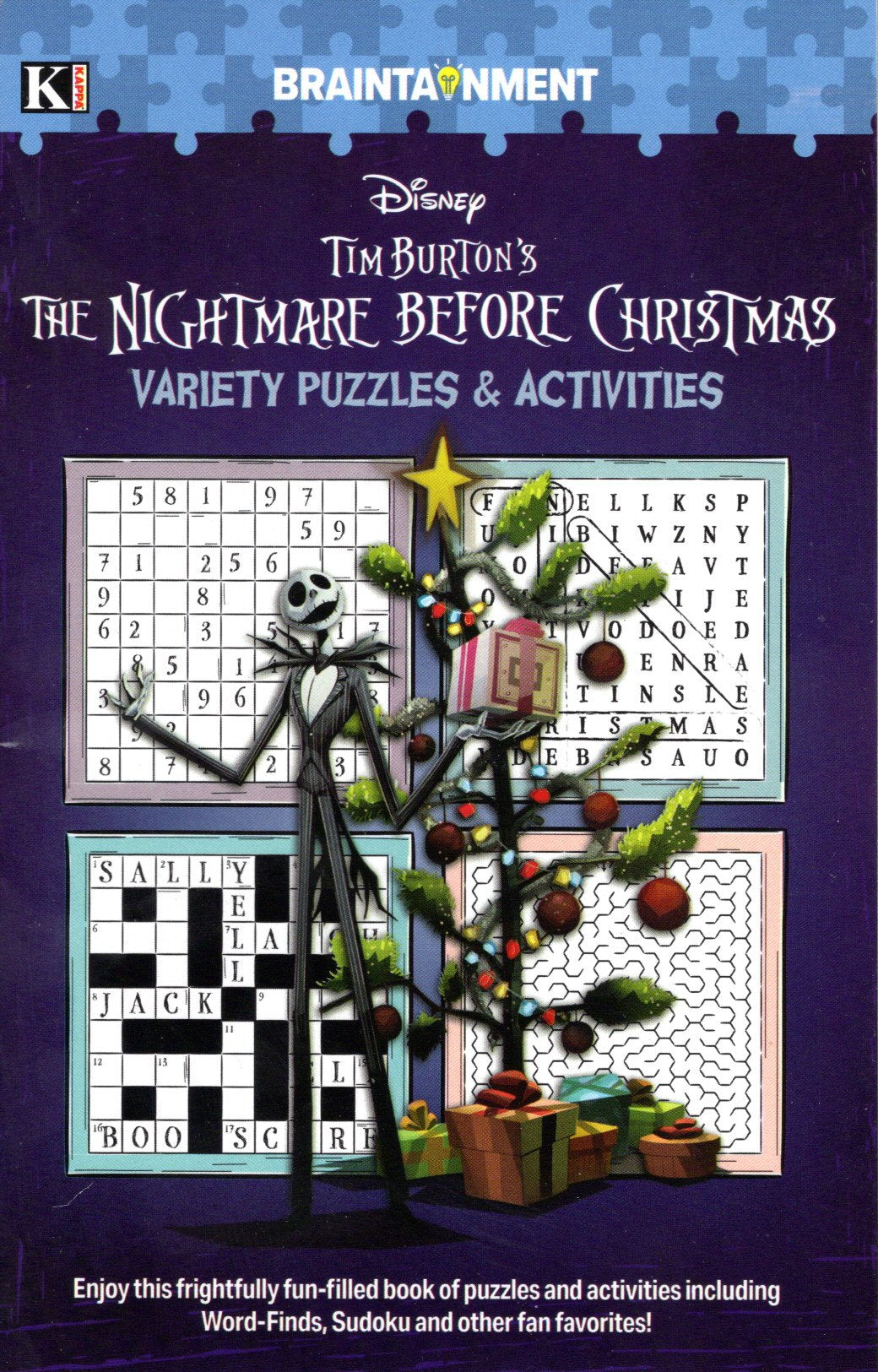Kappa Disney Tim Burton's The Nightmare Before Christmas Puzzle Book