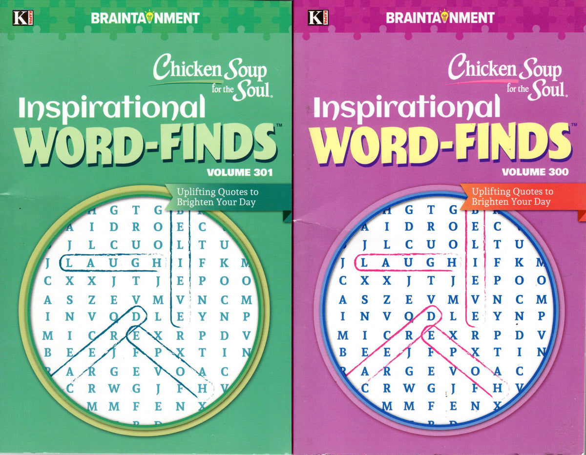 Chicken Soup for the Soul Inspirational Word-Finds Vol 300 - 301 Pocket Size