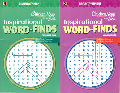 Chicken Soup for the Soul Inspirational Word-Finds Vol 300 - 301 Pocket Size