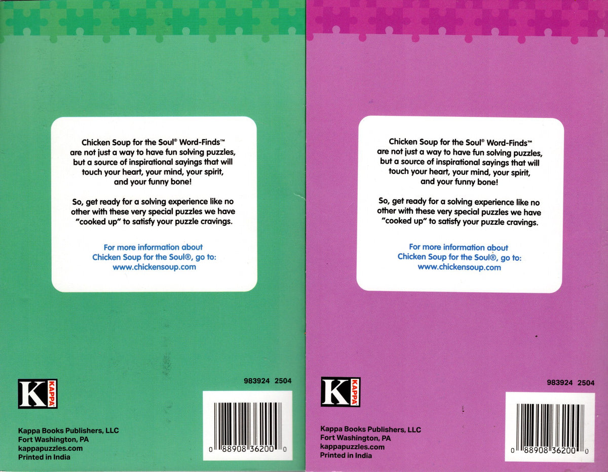 Chicken Soup for the Soul Inspirational Word-Finds Vol 300 - 301 Pocket Size