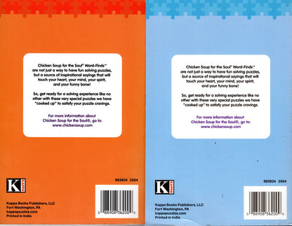 Chicken Soup for the Soul Inspirational Word-Finds Vol 298 & 299 Pocket Size
