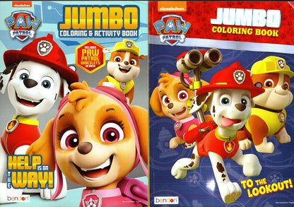 Nickelodeon PAW Patrol Jumbo Coloring & Activity Books 2-Pack