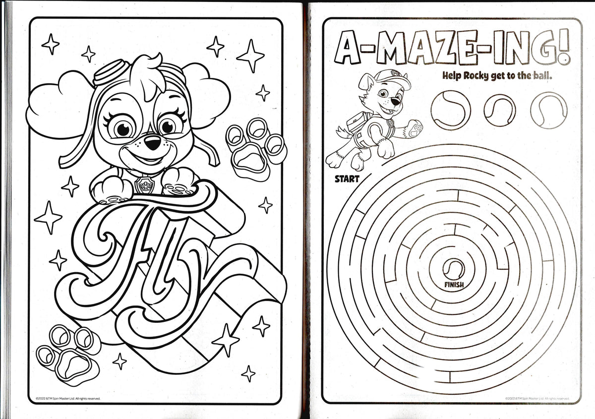 Nickelodeon PAW Patrol Jumbo Coloring & Activity Books 2-Pack