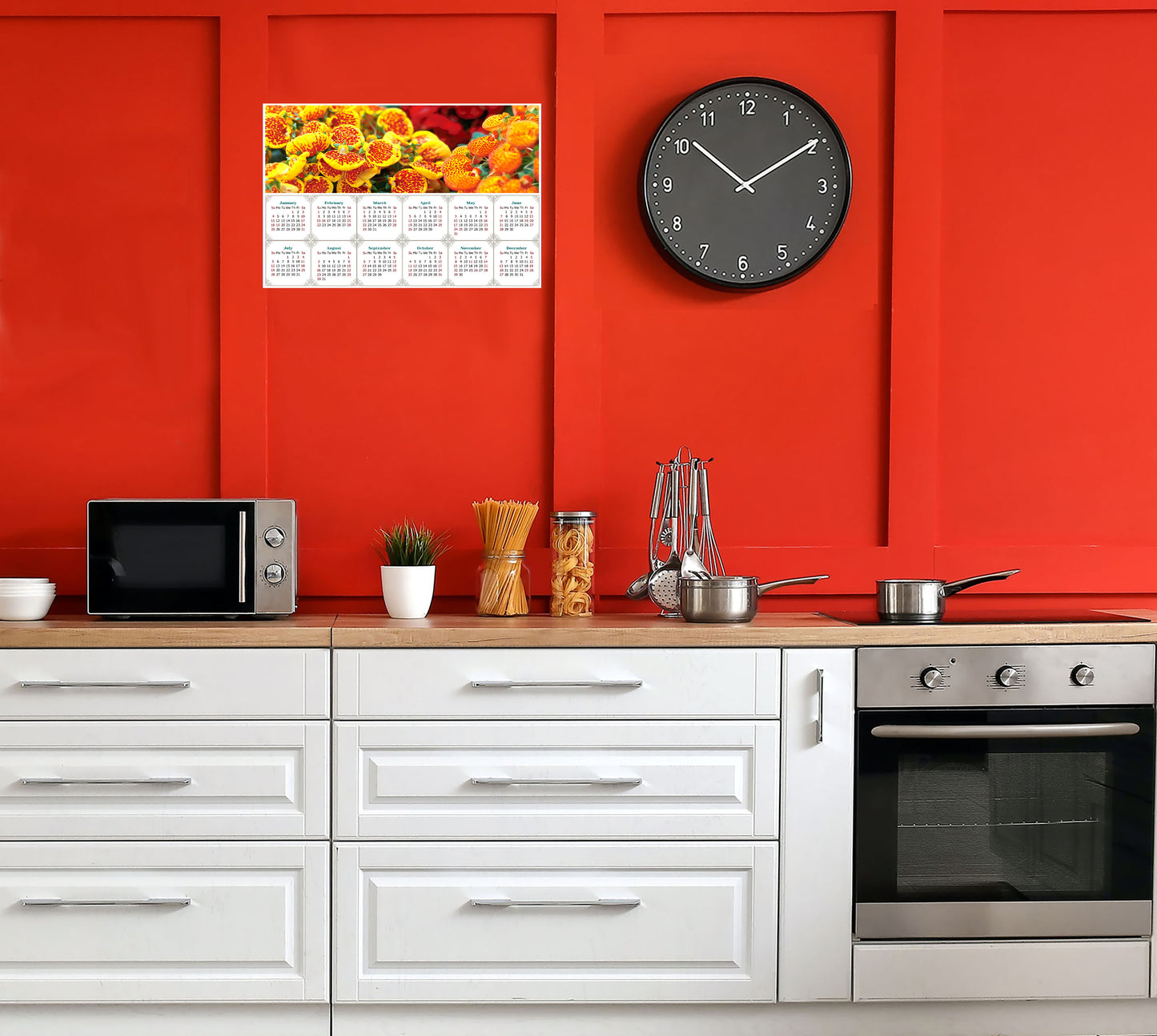 2026 Peel & Stick Calendar - Today is my Lucky Day - Removable, Repositionable - 013 (9"x 6")