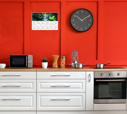 2026 Peel & Stick Calendar - Today is my Lucky Day - Removable - Daintree National Park (9"x 6")