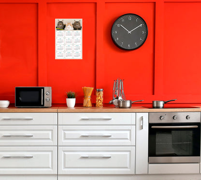 2026 Peel & Stick Calendar - Today is my Lucky Day Removable - Cat 015 (9"x 6")