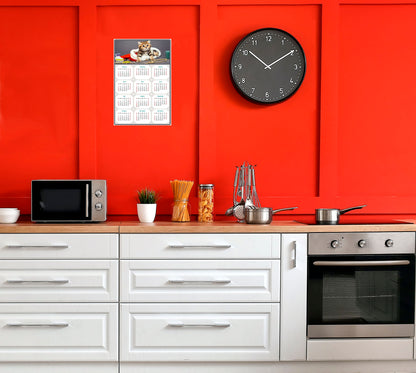 2026 Peel & Stick Calendar - Today is my Lucky Day Removable - Cat 023 (9"x 6")