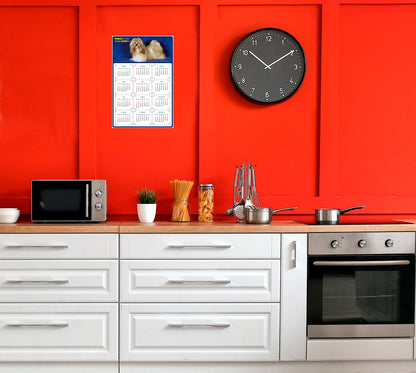 2026 Peel & Stick Calendar - Today is my Lucky Day Removable - Dogs 07 (12"x 8")