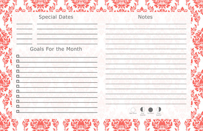 2026-2027 18 Months Standing Flip Desk Calendar Desktop Planner 018