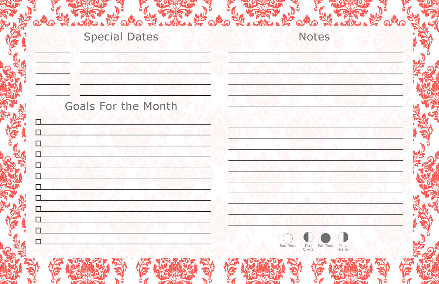 2027-12 Months Desk Calendar Desktop Planner with To-Do List & Notes 018