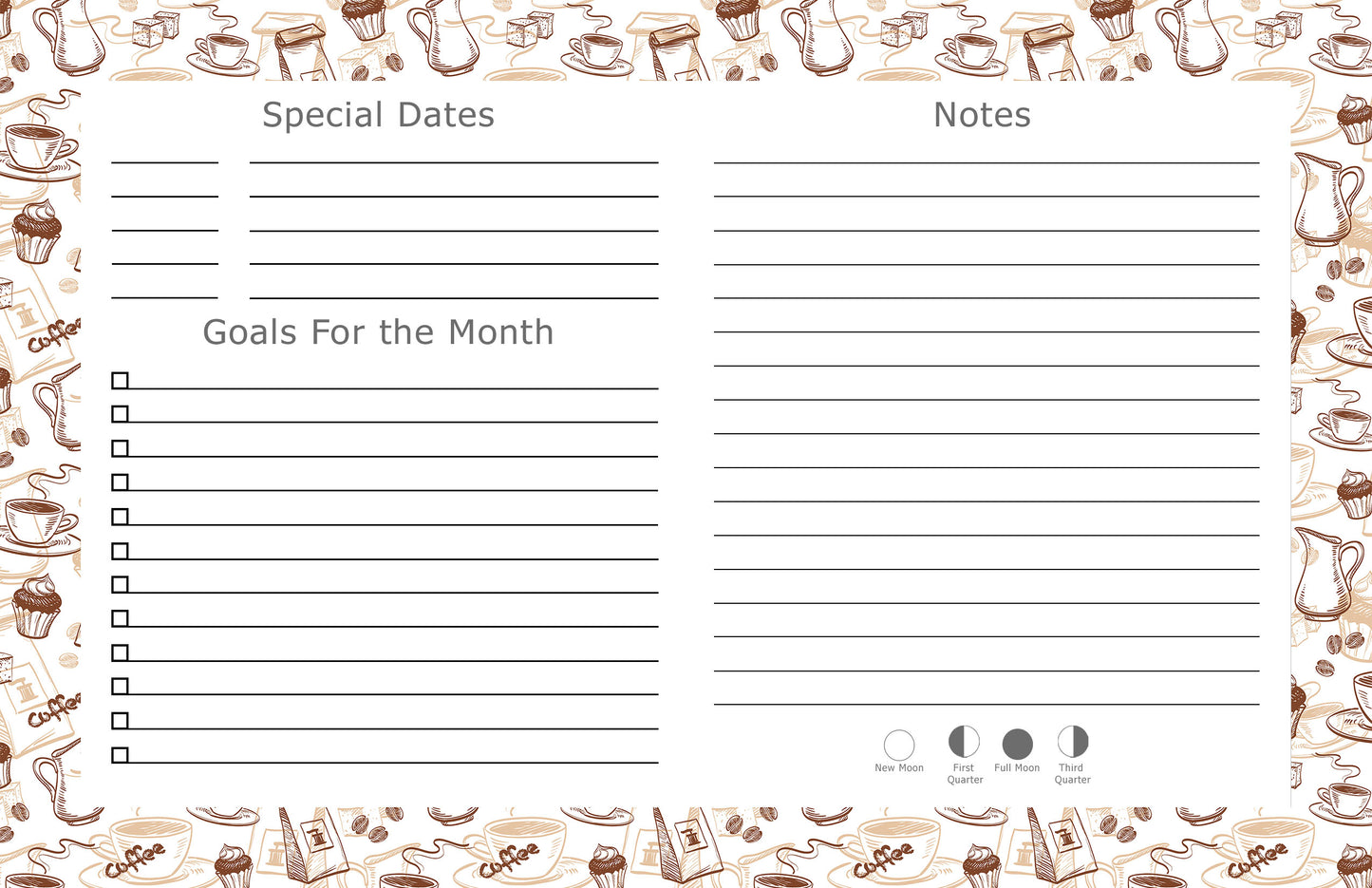 2026-2027 18 Months Standing Flip Desk Calendar Desktop Planner 020