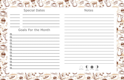 2026-2027 18 Months Standing Flip Desk Calendar Desktop Planner 020
