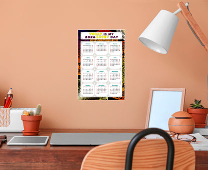 2026 Peel & Stick Calendar - Today is my Lucky Day Removable - 07
