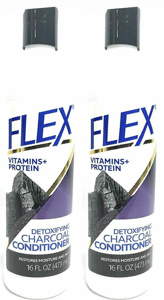 Charcoal Conditioner Flex Detoxifying Vitamins+Protein Cleanse & Nourish 2 Pack