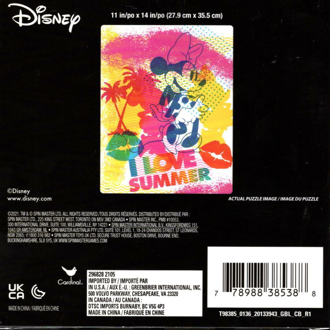 Disney Minnie Mouse - 500 Piece Jigsaw Puzzle