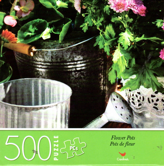 Flower Pots - 500 Piece Jigsaw Puzzle