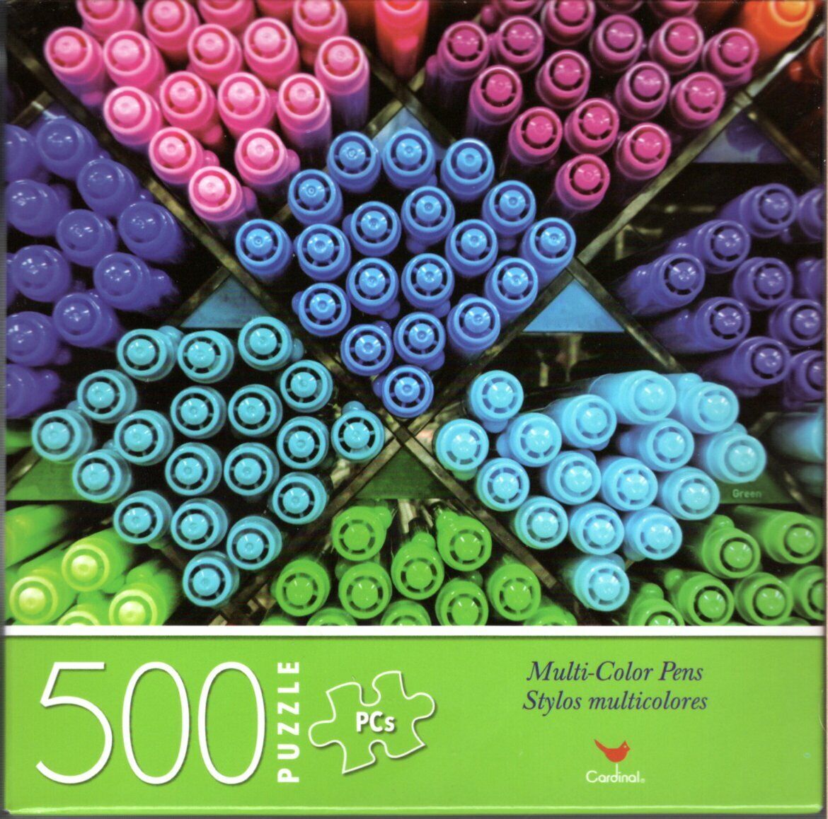 Multi - Color Pens - 500 Piece Jigsaw Puzzle