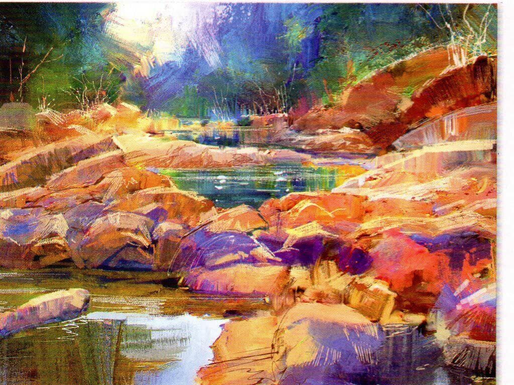 Cardinal Colorful River Stones - 500 Piece Jigsaw Puzzle