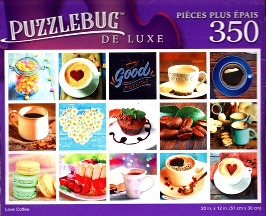 Love Coffee - 350 Pieces Deluxe Jigsaw Puzzle