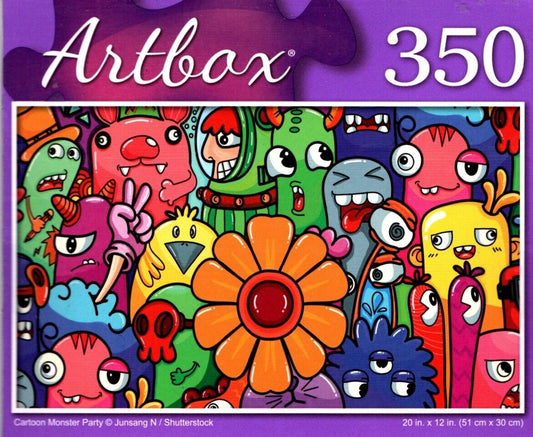 Cartoon Monster Party - 350 Pieces Jigsaw Puzzle