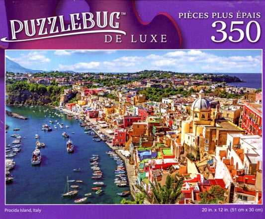 Procida Island, Italy - 350 Pieces Deluxe Jigsaw Puzzle