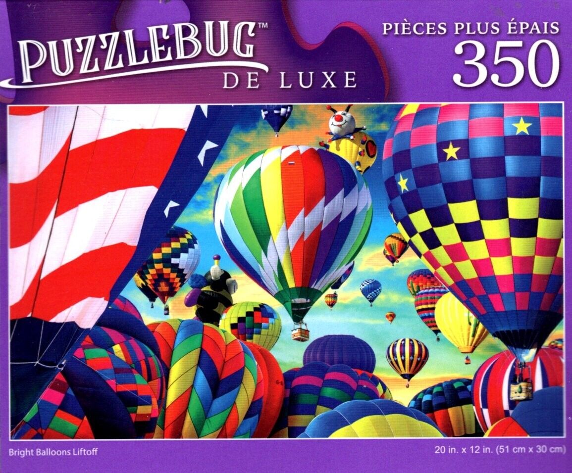 Bright Balloons Liftoff - 350 Pieces Deluxe Jigsaw