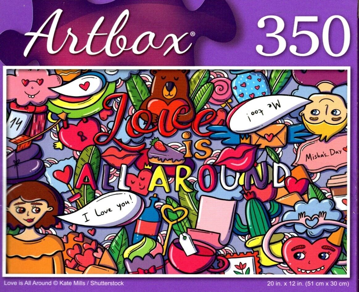 Love is All Around - 350 Pieces Jigsaw Puzzle