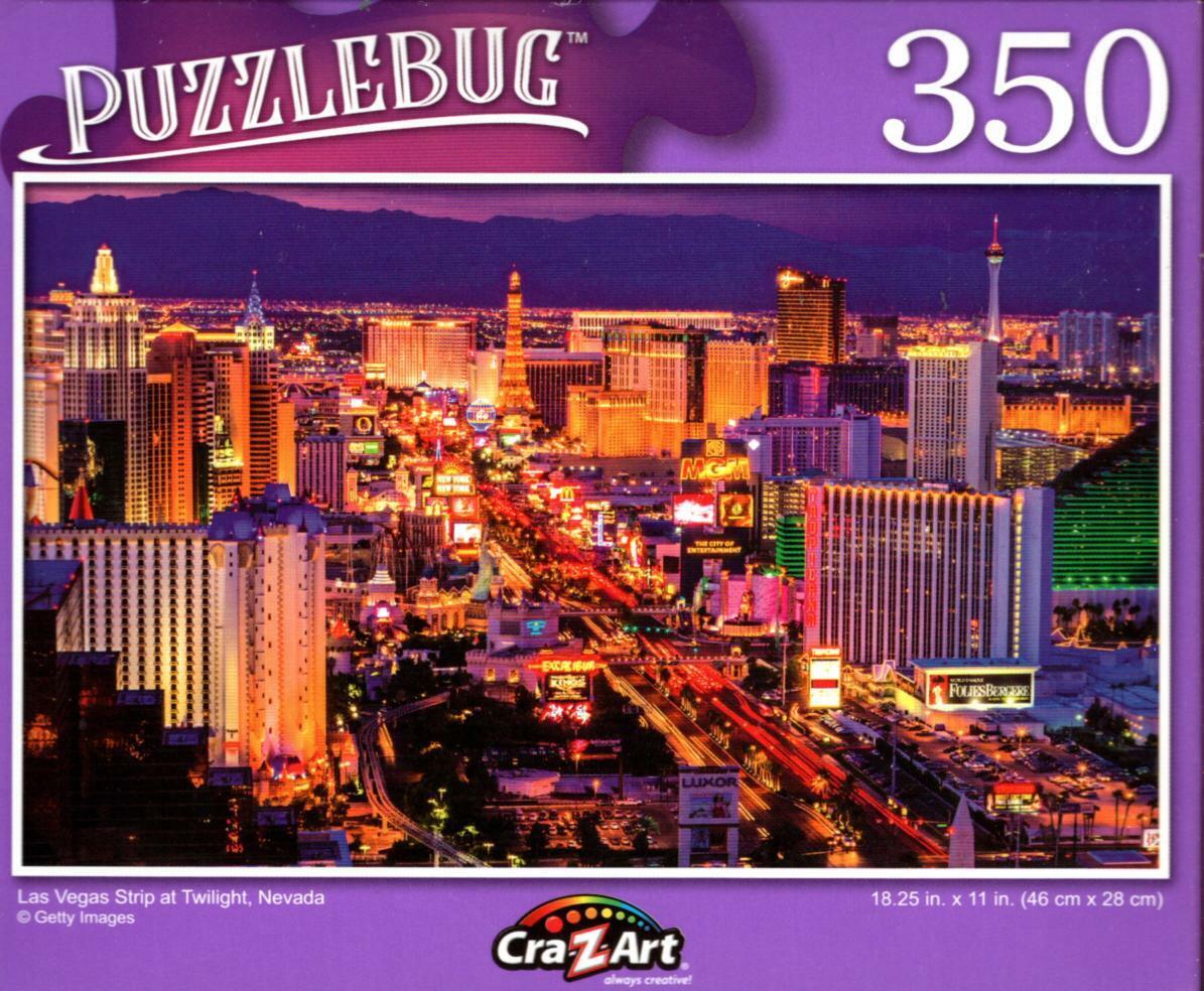 Las Vegas Strip at Twilight, Nevada - 350 Pieces Jigsaw Puzzle