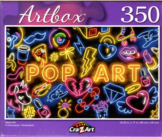 Neon Art - 350 Pieces Jigsaw Puzzle