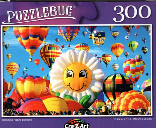 Blooming Hot Air Balloons - 300 Pieces Jigsaw Puzzle