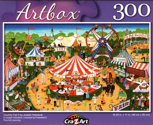Country Fair II by Joseph Holodook - 300 Pieces Jigsaw Puzzle