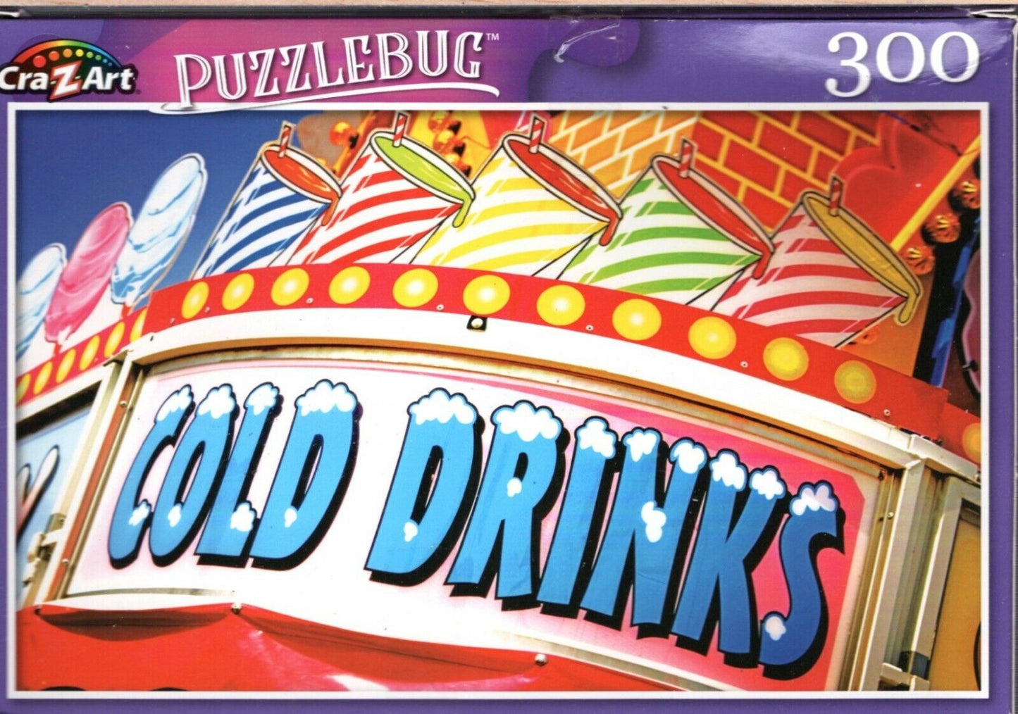 Cold Drinks Refreshment Sign - 300 Pieces Jigsaw Puzzle