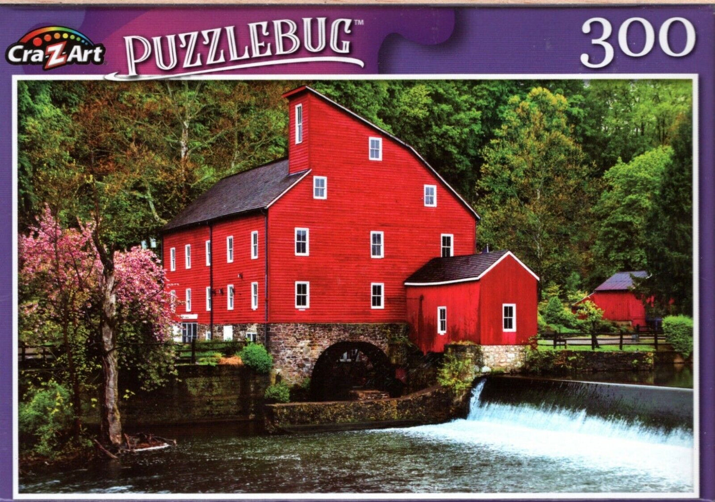 Spring at the Old Red Mill - 300 Pieces Jigsaw Puzzle