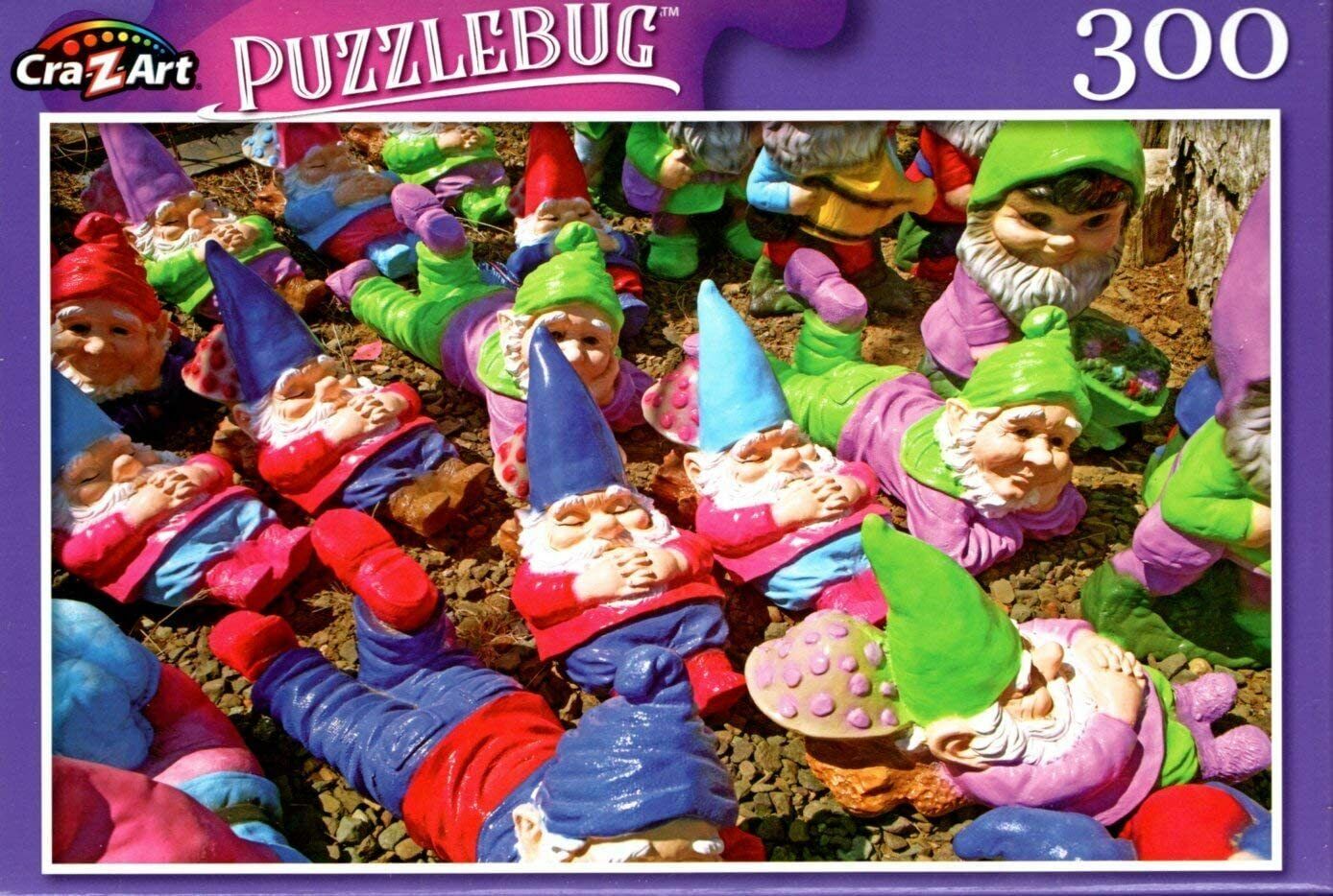 Resting Garden Gnomes - 300 Pieces Jigsaw Puzzle