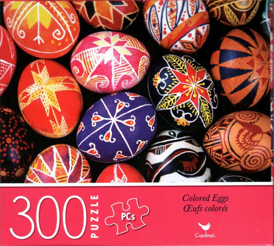 Colored Eggs - 300 Piece Jigsaw Puzzle