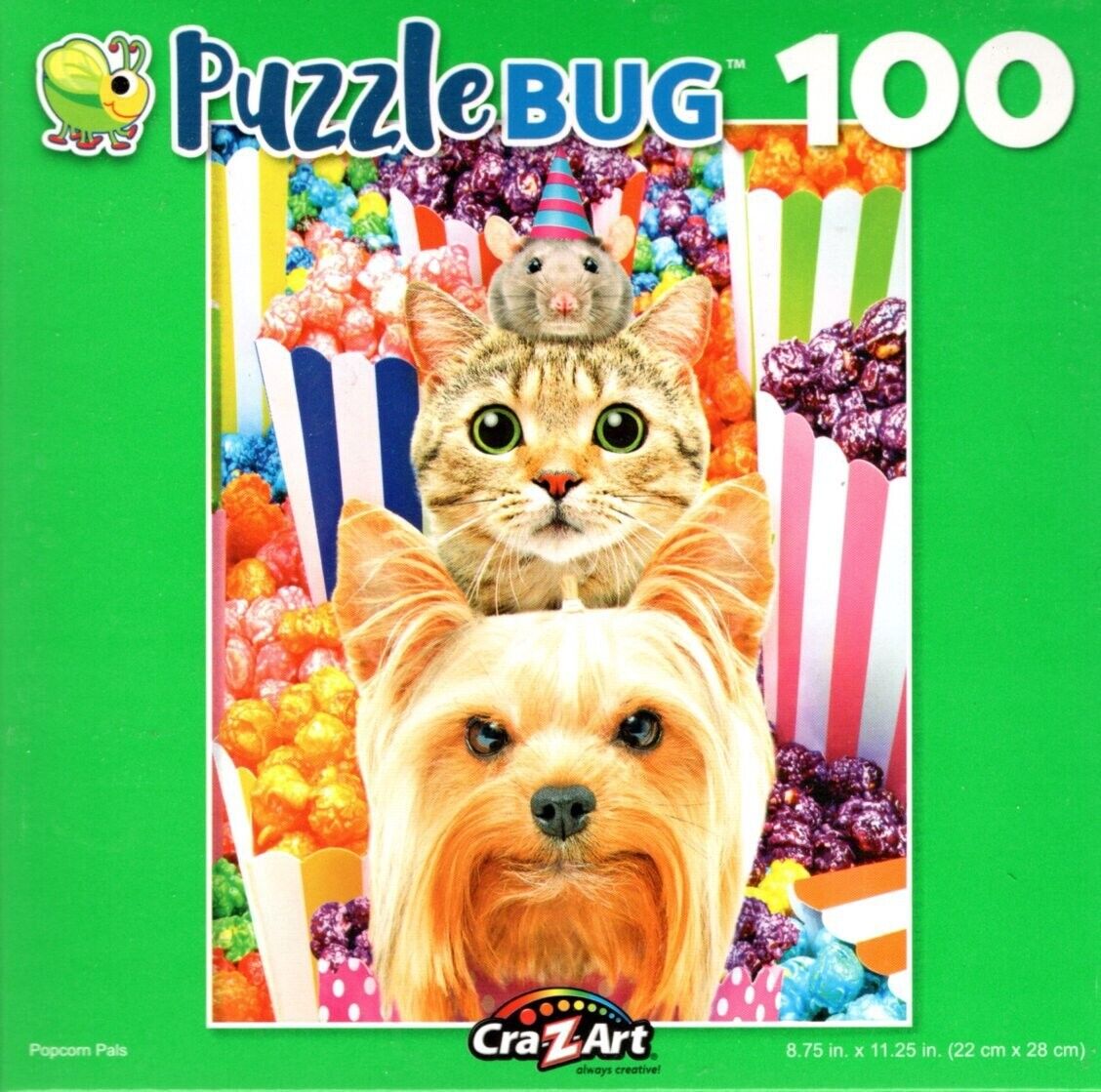Popcorn Pals - 100 Pieces Jigsaw Puzzle