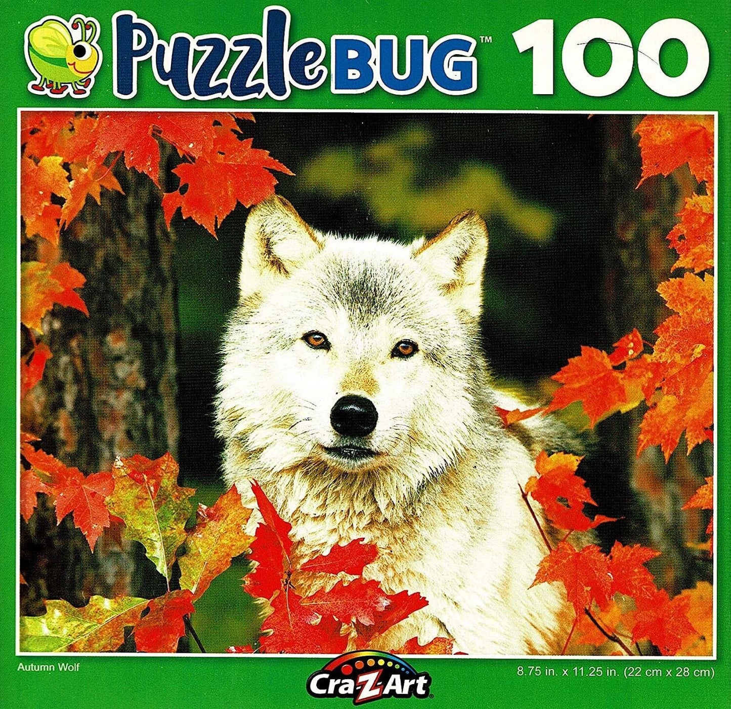 Puzzlebug Autumn Wolf - 100 Pieces Jigsaw Puzzle